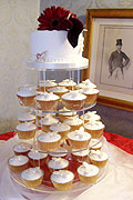 cup cakes with butterflies