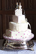Funky Parcel Wedding Cake