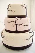 Oriental wedding cake