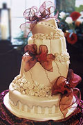 topsy turvy wedding cake